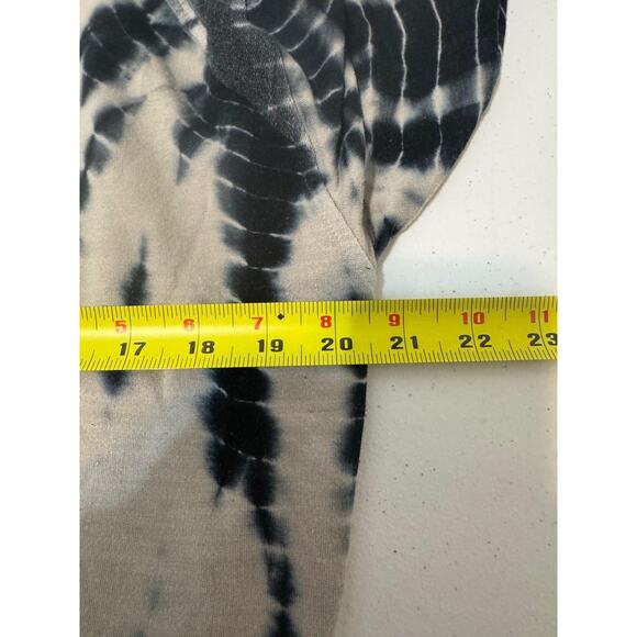 Gypsy 05 Hoodie Womens Medium Black White Tie Dye Soft Zip Sweatshirt Y2k Retro - Picture 9 of 11